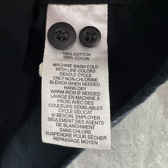 UNTUCKit Shirt Men XXL Black Flannel Button Up Long Sleeve Collared Pocket - Picture 12 of 12